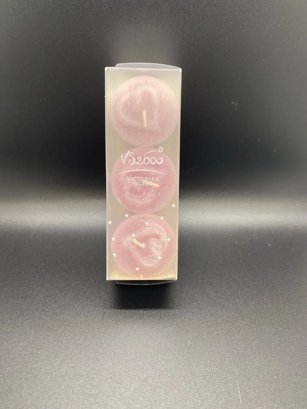 Vtg Victoria Secret VS2000 Zodiac Votive Candle Set- Libra Y2K 3 Votives New